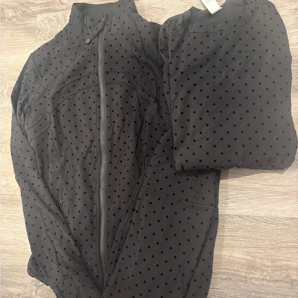 polka dot lulu lemon 3 peice set sold